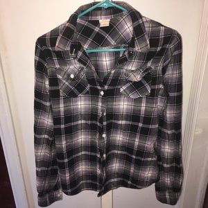 Mossimo Plaid Button Down